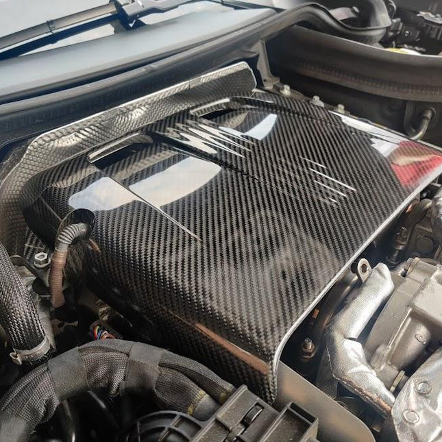 CMST Carbon Fiber Engine Cover for Mercedes-AMG GT / GT S / GT C / GT R 2015+, image 3