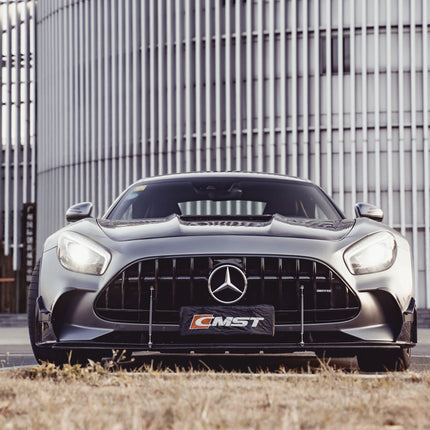 CMST Black Series Style Carbon Fiber Hood with Clear View Glass for Mercedes-AMG GT / GT S / GT C / GT R C190, image 10