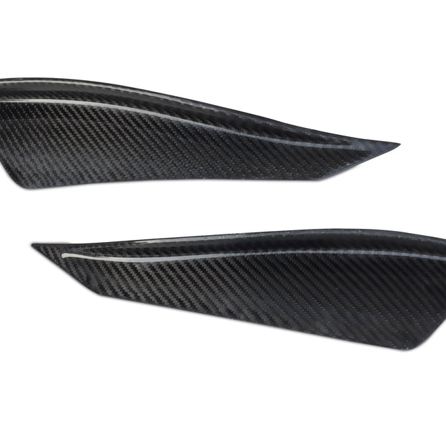 CMST Carbon Fiber Front Bumper Canards for Mercedes-AMG GT / GT S C190 2015-2017, image 8