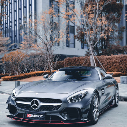 CMST Carbon Fiber Front Bumper Canards for Mercedes-AMG GT / GT S C190 2015-2017, image 9