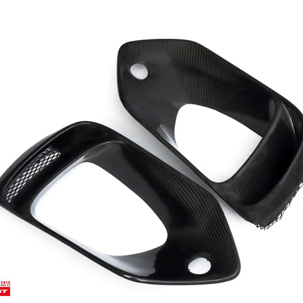 CMST Carbon Fiber Front Intake Vent Trim Covers for Mercedes-AMG GT / GT S C190 2015-2017, image 2