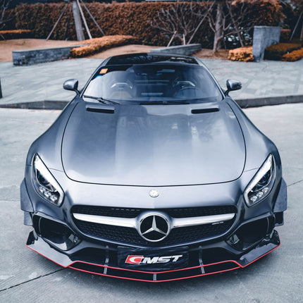 CMST Carbon Fiber Front Lip for Mercedes-AMG GT / GT S C190 2015-2017, image 12