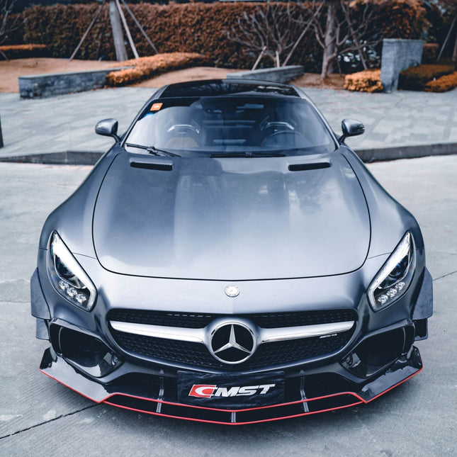 CMST Carbon Fiber Front Lip for Mercedes-AMG GT / GT S C190 2015-2017, image 12