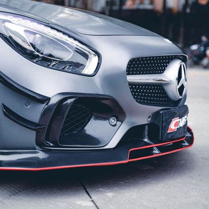 CMST Carbon Fiber Front Lip for Mercedes-AMG GT / GT S C190 2015-2017, image 15