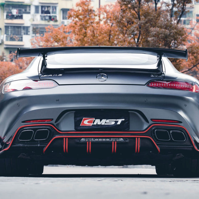 CMST Carbon Fiber Rear Spoiler Wing Ver.1 for Mercedes-AMG GT / GT S C190 2015+, image 4