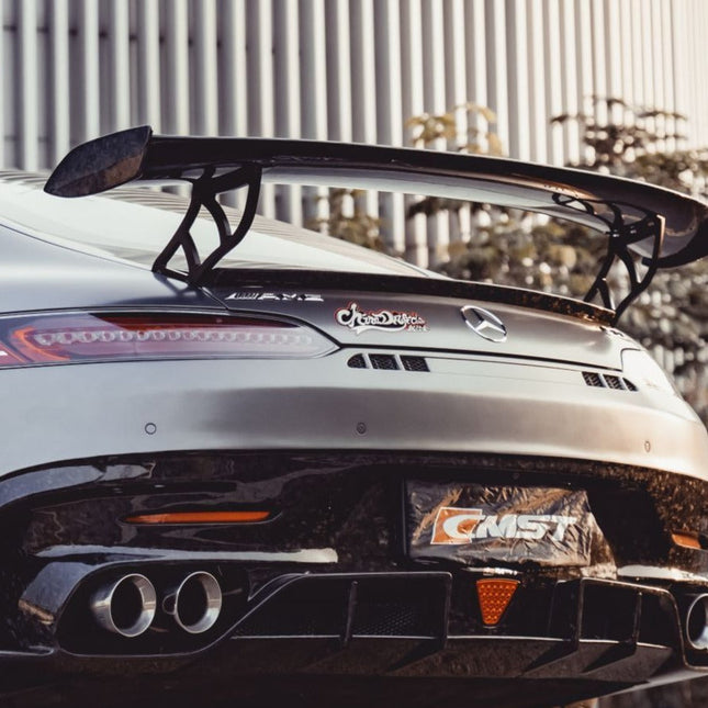 CMST Carbon Fiber Rear Spoiler Wing Ver.2 for Mercedes-AMG GT / GT S / GT C C190 2015-2021, image 4