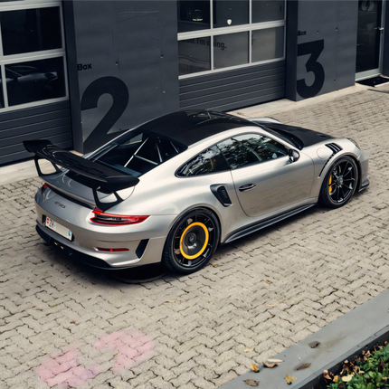 Gold Leaf aero discs GT3 RS 991.2 on car