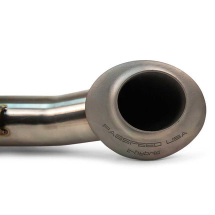 Fabspeed 992.2 GTS side muffler bypass pipe
