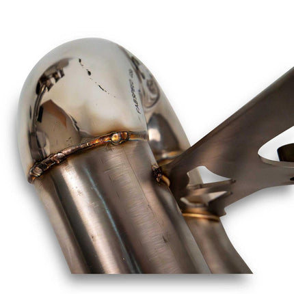 Fabspeed 992.2 GTS muffler bypass stainless steel