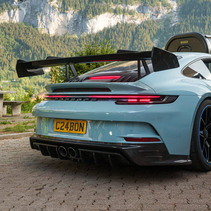 Porsche 992.1 GT3 carbon fibre rear end kit by CT Carbon