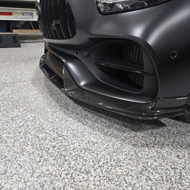 Paktechz Carbon Fiber Front Lip Ver.1 for Mercedes-AMG GT / GT S / GT C C190 2018-2021, image 3