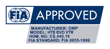 OMP HTE-EVO FIA 8855-1999 homologation certificate