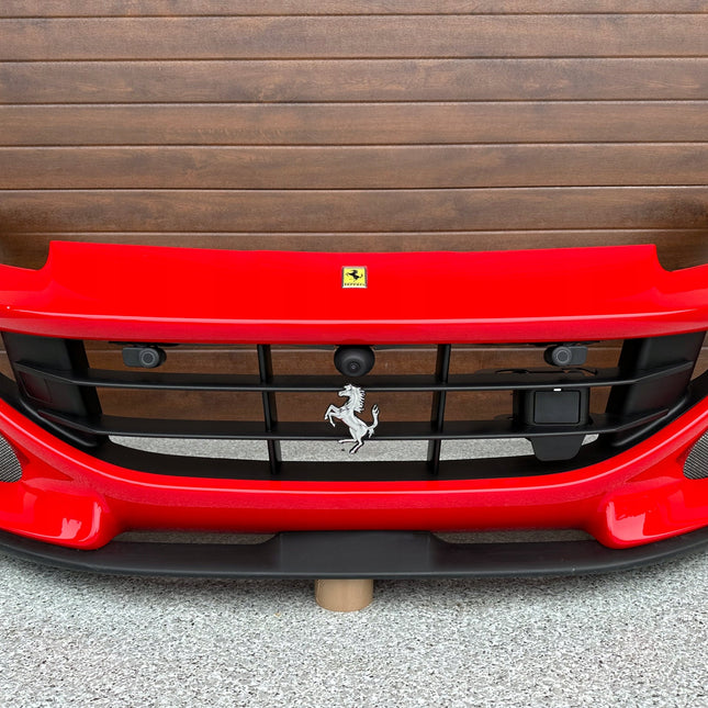 Ferrari Portofino M Front Bumper Complete, Painted, Parking Sensor and Front Camera, OEM, Part Number: 985891981
