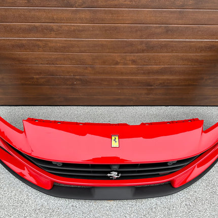 Ferrari Portofino M Front Bumper Complete, Painted, Parking Sensor and Front Camera, OEM, Part Number: 985891981