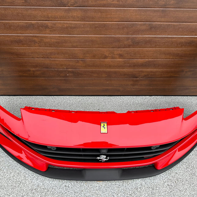 Ferrari Portofino M Front Bumper Complete, Painted, Parking Sensor and Front Camera, OEM, Part Number: 985891981