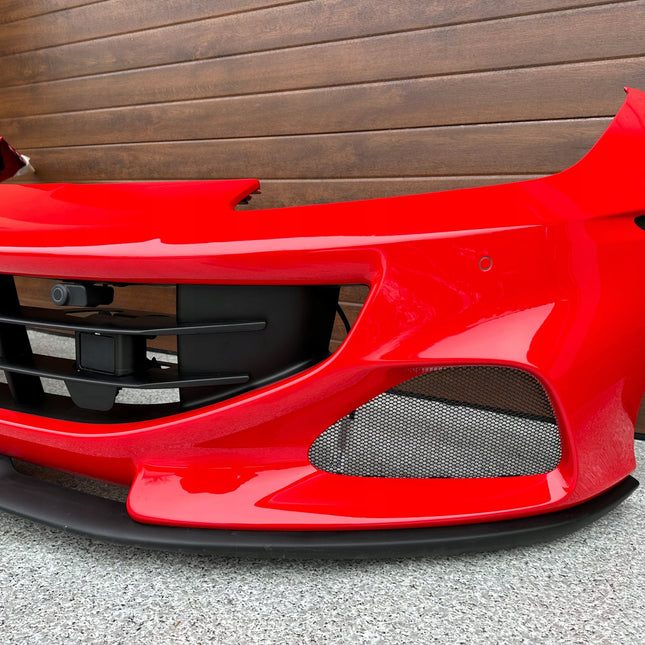 Ferrari Portofino M Front Bumper Complete, Painted, Parking Sensor and Front Camera, OEM, Part Number: 985891981