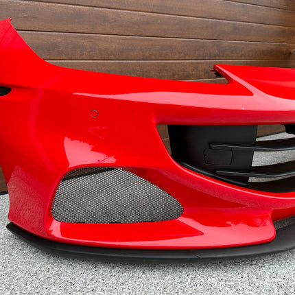 Ferrari Portofino M Front Bumper Complete, Painted, Parking Sensor and Front Camera, OEM, Part Number: 985891981
