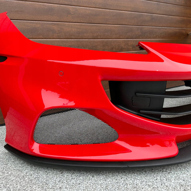 Ferrari Portofino M Front Bumper Complete, Painted, Parking Sensor and Front Camera, OEM, Part Number: 985891981