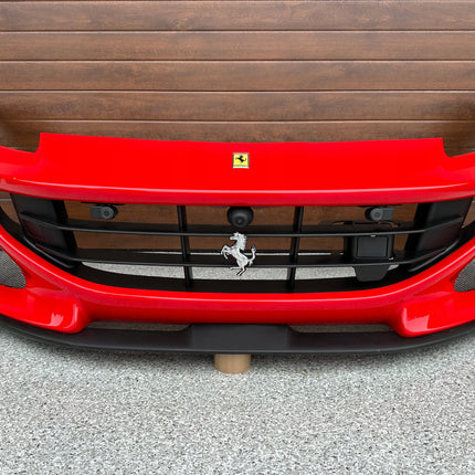 Ferrari Portofino M Front Bumper Complete, Painted, Parking Sensor and Front Camera, OEM, Part Number: 985891981