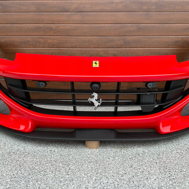 Ferrari Portofino M Front Bumper Complete, Painted, Parking Sensor and Front Camera, OEM, Part Number: 985891981