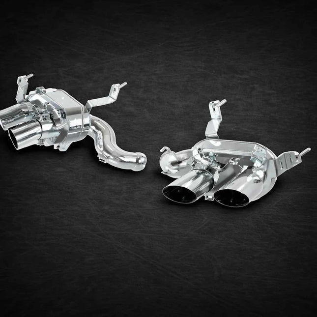 Capristo Valved Exhaust with Straight Mid-Silencer for Ferrari Purosangue