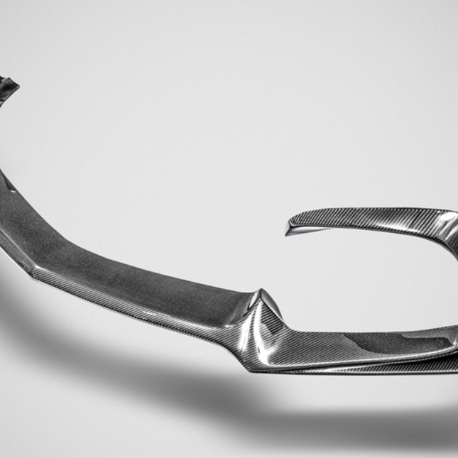 Future Design RT Style Carbon Fiber Front Lip Splitter for Mercedes-AMG GT / GT S / GT C C190, image 2