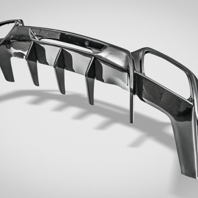 Future Design RT Style Carbon Fiber Rear Diffuser for Mercedes-AMG GT / GT S / GT C C190, image 3