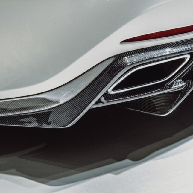 Future Design RT Style Carbon Fiber Rear Diffuser for Mercedes-AMG GT / GT S / GT C C190, image 7