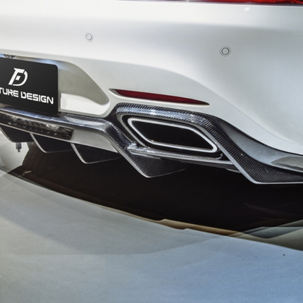 Future Design RT Style Carbon Fiber Rear Diffuser for Mercedes-AMG GT / GT S / GT C C190, image 8
