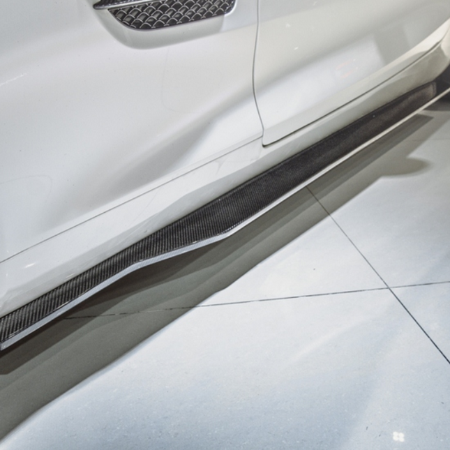 Future Design RT Style Carbon Fiber Side Skirts for Mercedes-AMG GT / GT S C190 2015-2017, image 1