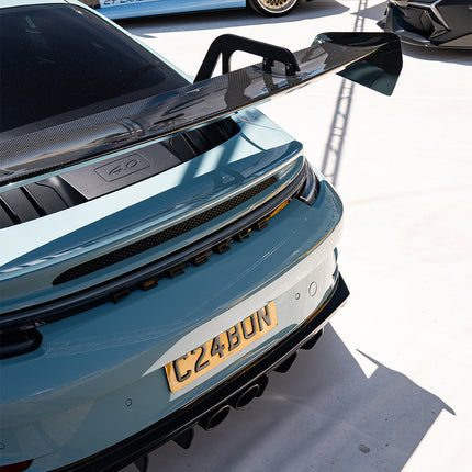 Porsche 992.1 GT3 CT Carbon wing rear view