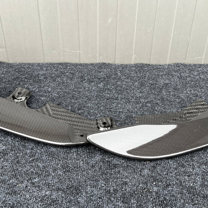 Ferrari 488 Pista Right Lateral Spoiler, Carbon Fiber, Glossy, OEM, Part Number: 824298
