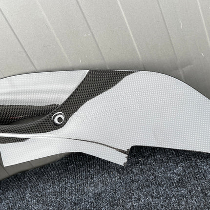 Ferrari 488 Pista Right Lateral Spoiler, Carbon Fiber, Glossy, OEM, Part Number: 824298