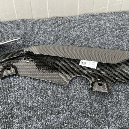 Ferrari 488 Pista Right Lateral Spoiler, Carbon Fiber, Glossy, OEM, Part Number: 824298