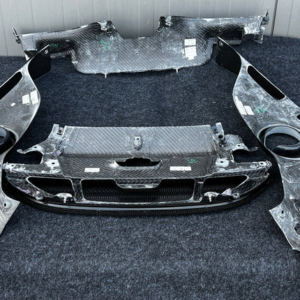 Ferrari 296 GTB Carbon Fiber Rear Engine Compartment Set of 4, OEM, Part Number: 804984, 804970, 889327, 777307