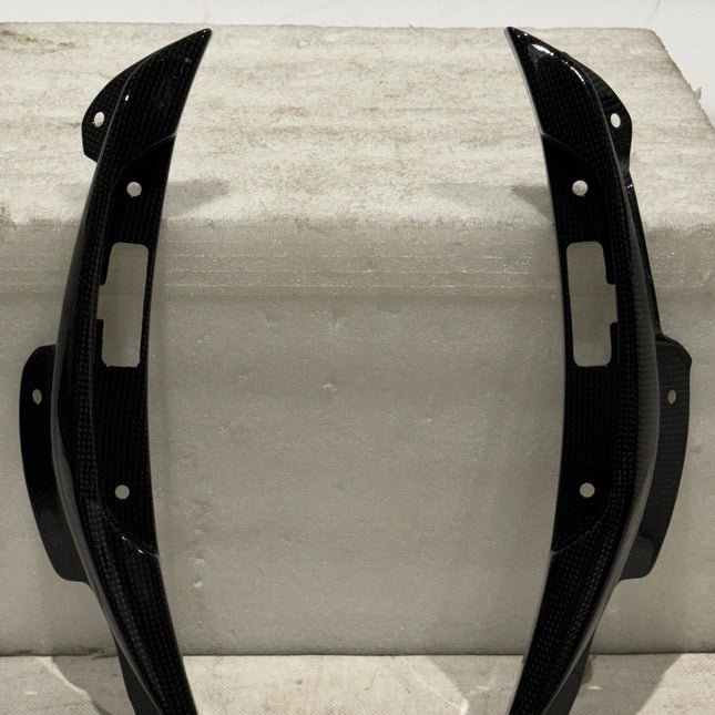 Ferrari SF90 Stradale RH and LH Deflector Cover, Carbon Fiber, OEM, Part Number: 783176, 783177