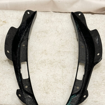 Ferrari SF90 Stradale RH and LH Deflector Cover, Carbon Fiber, OEM, Part Number: 783176, 783177