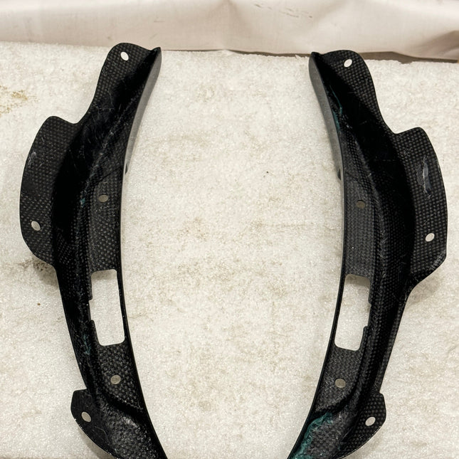 Ferrari SF90 Stradale RH and LH Deflector Cover, Carbon Fiber, OEM, Part Number: 783176, 783177