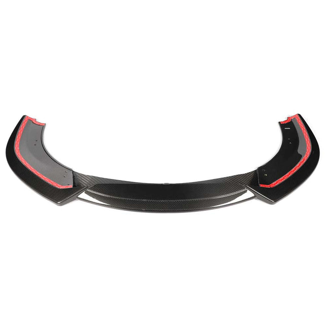 McLaren 750S carbon fibre splitter CT Design front view