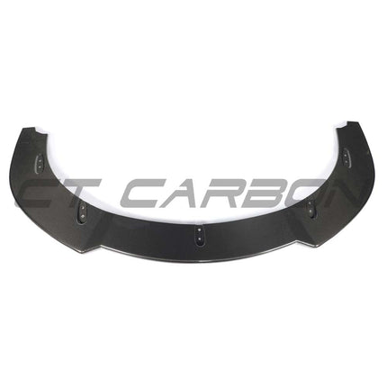 McLaren 750S carbon fibre splitter CT Design fitted