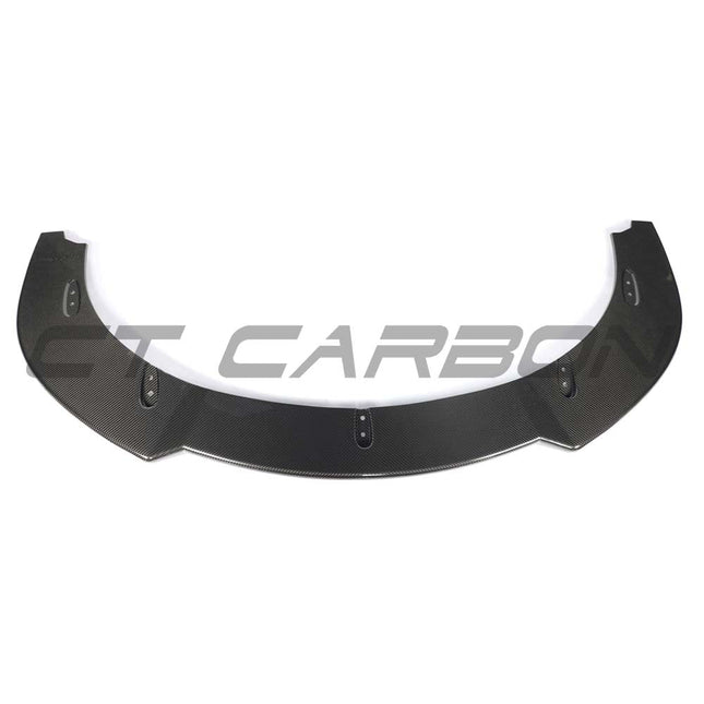 McLaren 750S carbon fibre splitter CT Design fitted