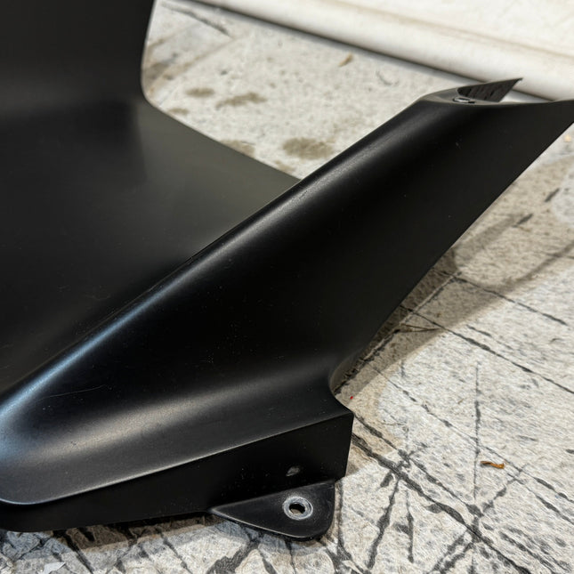Ferrari SF90 Stradale Front Lip Center Cover, Carbon Fiber, Primed, OEM, Part Number: 872649