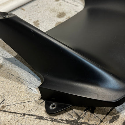 Ferrari SF90 Stradale Front Lip Center Cover, Carbon Fiber, Primed, OEM, Part Number: 872649