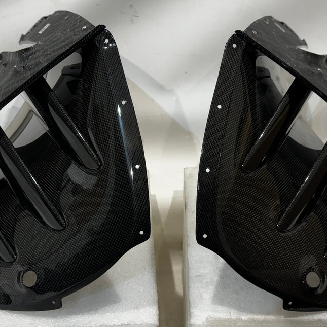 Ferrari 812 Competizione Rear Air Intake, Left and Right, Carbon Fiber, OEM, Part Number: 821774, 821772