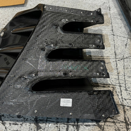 Ferrari 812 Competizione Rear Air Intake, Left Hand, Carbon Fiber, OEM, Part Number: 821772