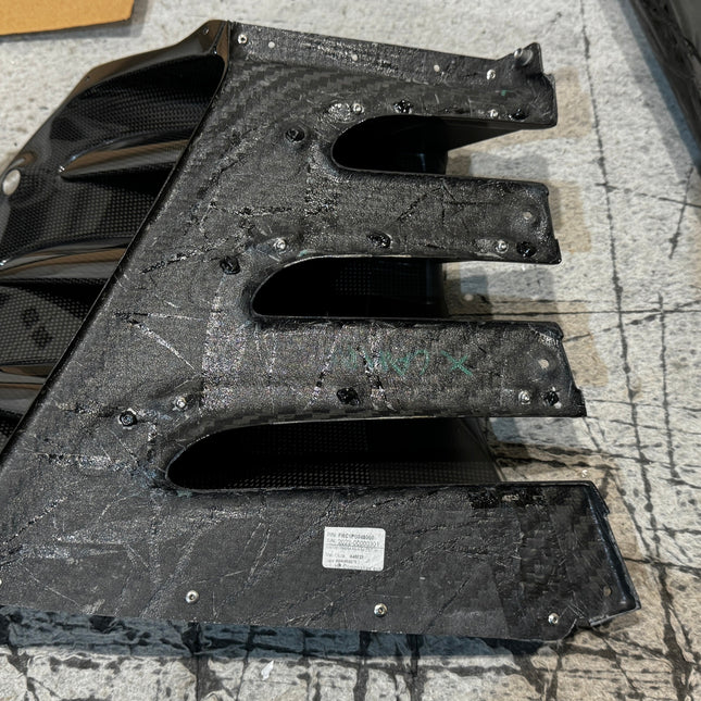Ferrari 812 Competizione Rear Air Intake, Left and Right, Carbon Fiber, OEM, Part Number: 821774, 821772