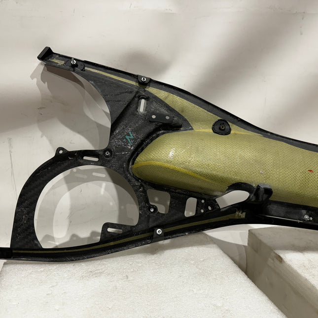 Ferrari 812 Superfast GTS Central Medallion Door Trim, Left Hand, Carbon Fiber, OEM, Part Numbers: 88928300/775511