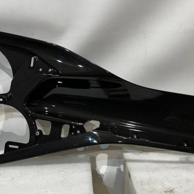 Ferrari 812 Superfast GTS Central Medallion Door Trim, Right Hand, Carbon Fiber, OEM, Part Number: 88928400