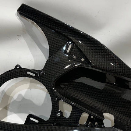 Ferrari 812 Superfast GTS Central Medallion Door Trim, Right Hand, Carbon Fiber, OEM, Part Number: 88928400