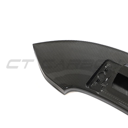 Porsche 992 Carrera GTS Carbon Fibre Ducktail Spoiler edge finish